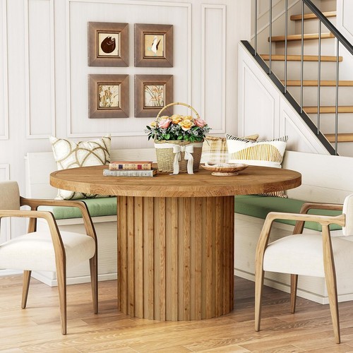 Inch round solid wood - 47-inch,