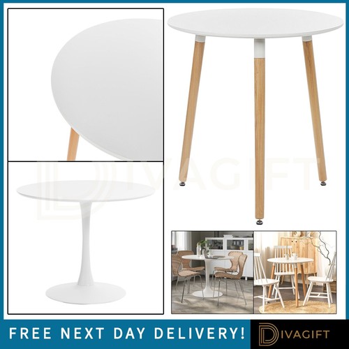 White round pedestal dining - round,