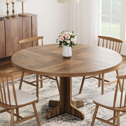 Round wood dining - 47'',