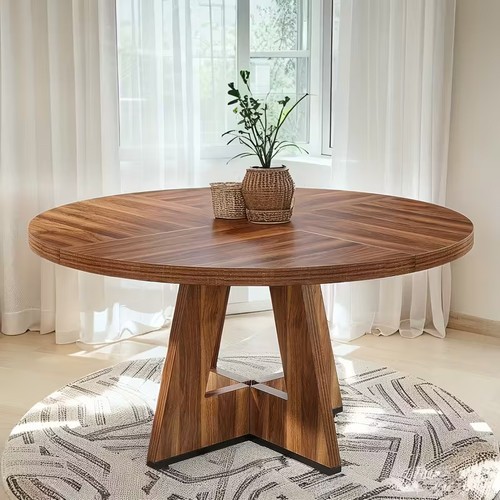 Round dining table - round, for