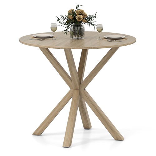 Costway 90cm wood dining - dining, table