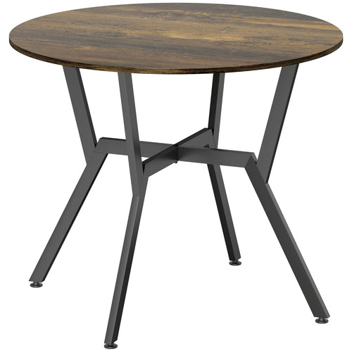 Homcom round dining table - round,