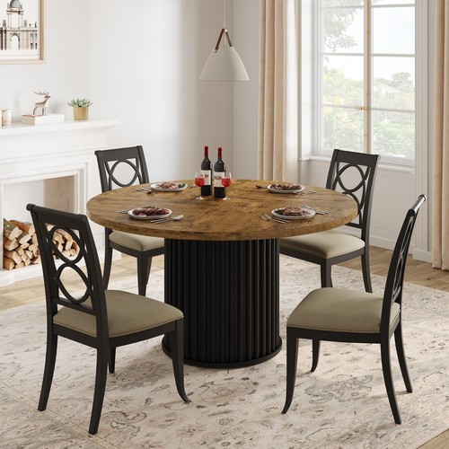 Round dining table modern - 47",