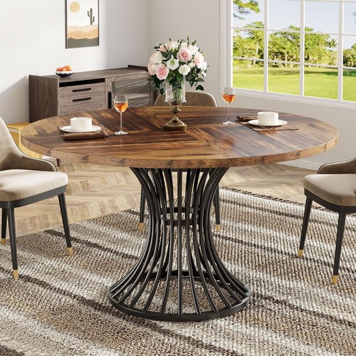 Round dining table - table, for