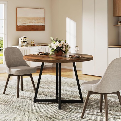 Round dining table - round, for