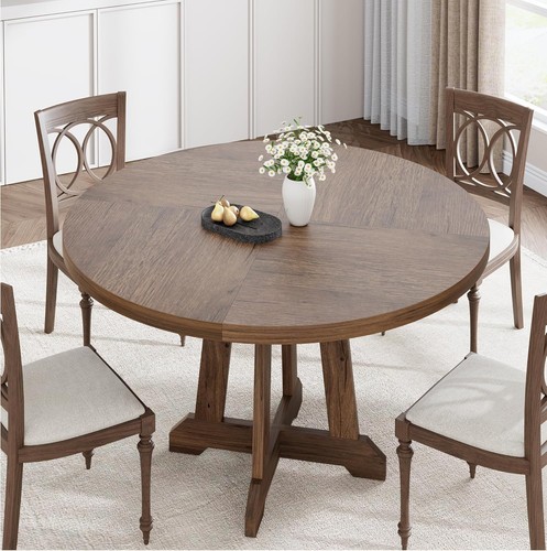 Round dining table for 6 - round, 4-6