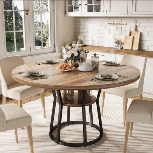 Modern round dining - dining, table
