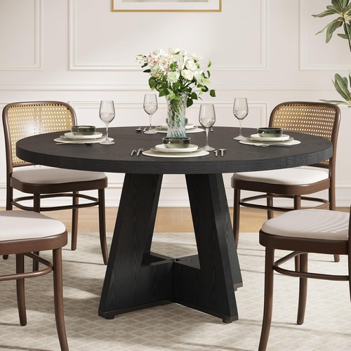 Round dining table - dining,