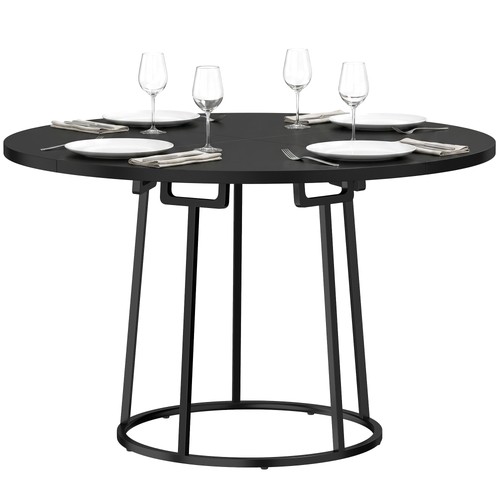 Homcom round dining table for - dining,