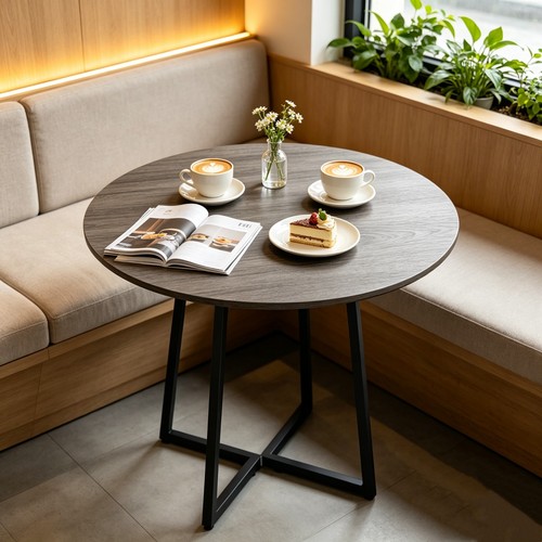 80cm round dining table - 80cm,