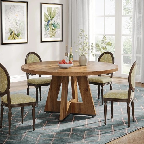 Round dining table - dining,