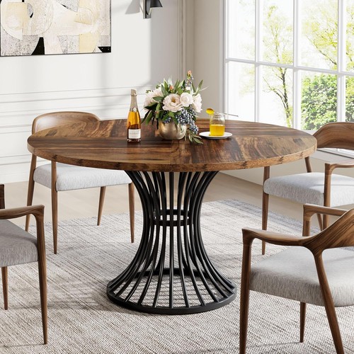 Round dining table for 6 - round,