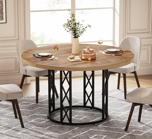 120cm round dining table - dining,