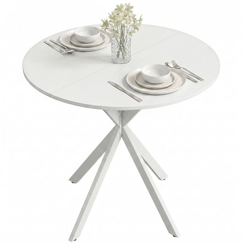 Homcom 80cm round dining - 80cm,