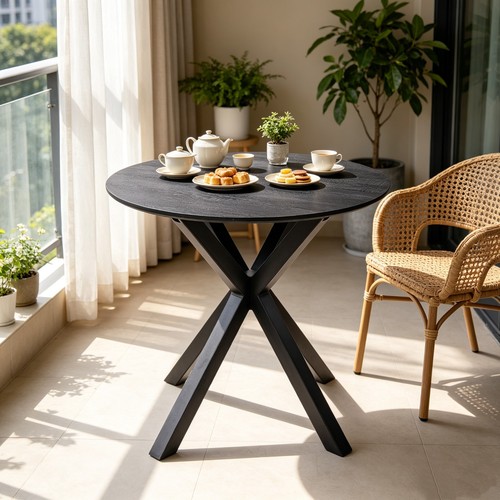 Round dining table for 4 - round,