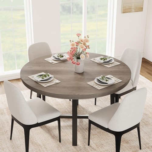 120cm round dining table - round,