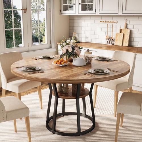 Round dining table for 4 - round,