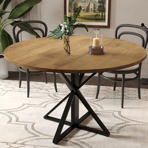 Round dining table - dining,